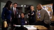 The team discusses the case (Image via CBS)